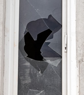 Broken window glass repair by Kesgrave Glass Windows, Ipwich